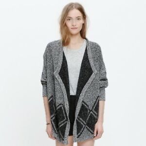 Madewell High-Low Cardigan Sweater